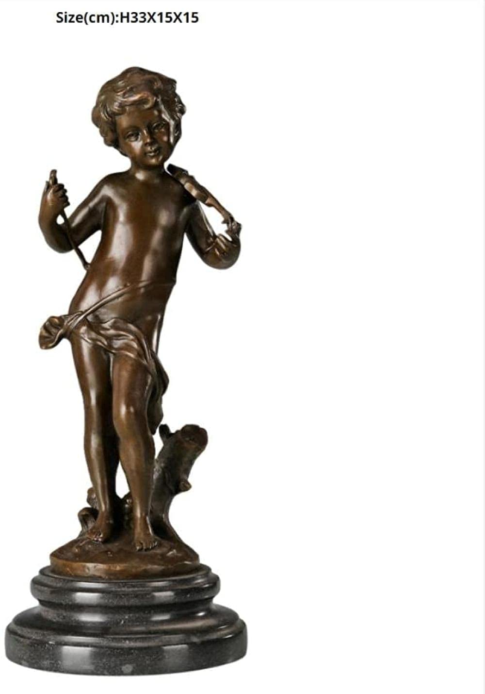 Amazon.co.jp: 像壁画彫刻少年像ブロンズヴィンテージ銅アート彫刻